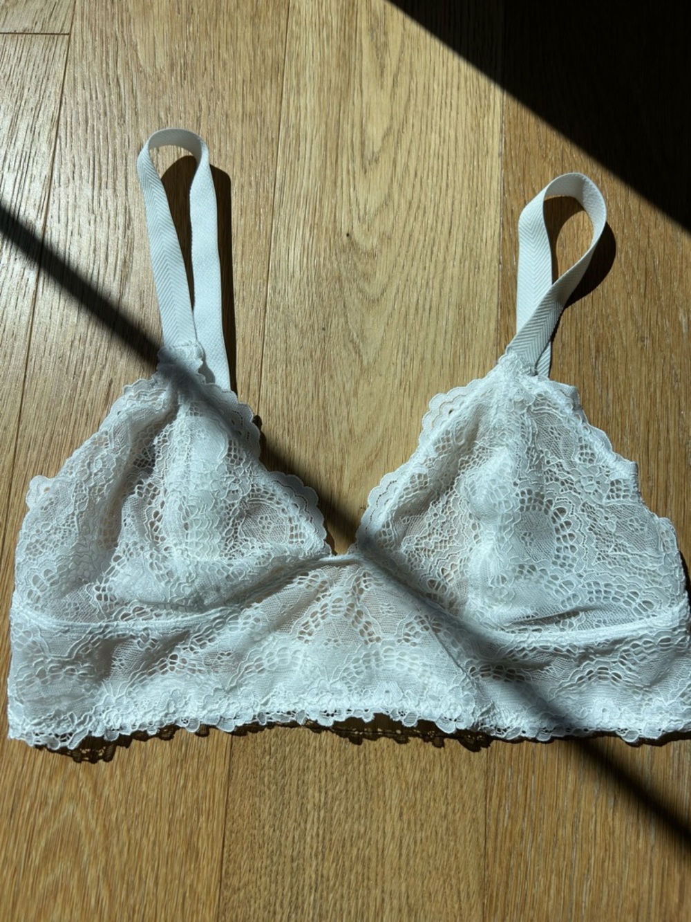 Free People white lace bralette